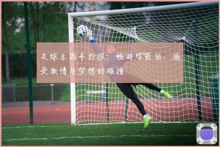 足球乐园手抄报：畅游绿茵场，感受激情与梦想的碰撞